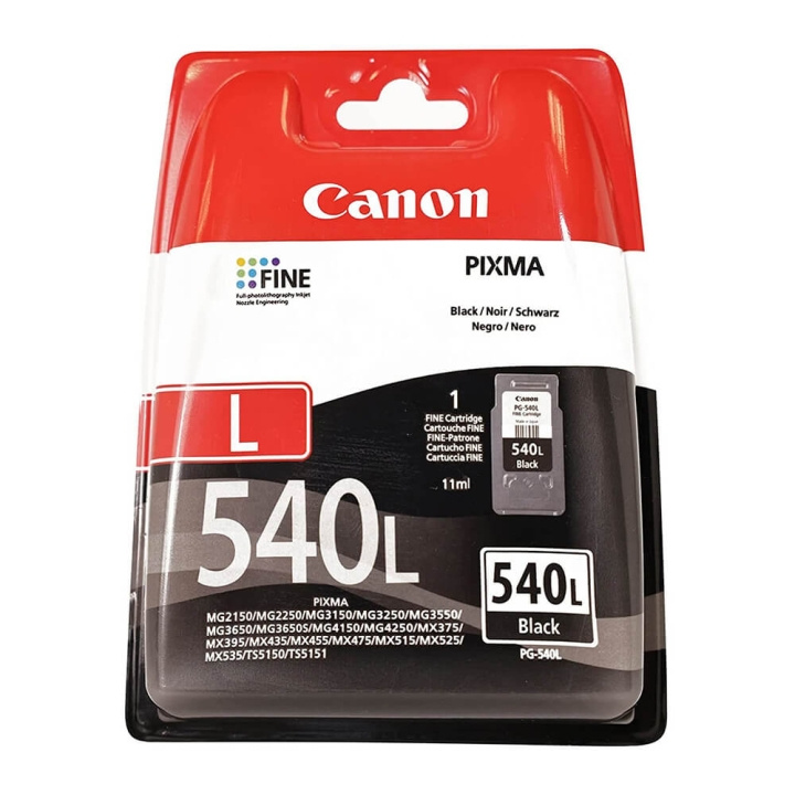 CANON Ink 5224B001 PG-540L Black in de groep COMPUTERS & RANDAPPARATUUR / Printers & Accessoires / Inkt & Toner / Toner / Canon bij TP E-commerce Nordic AB (C35288)