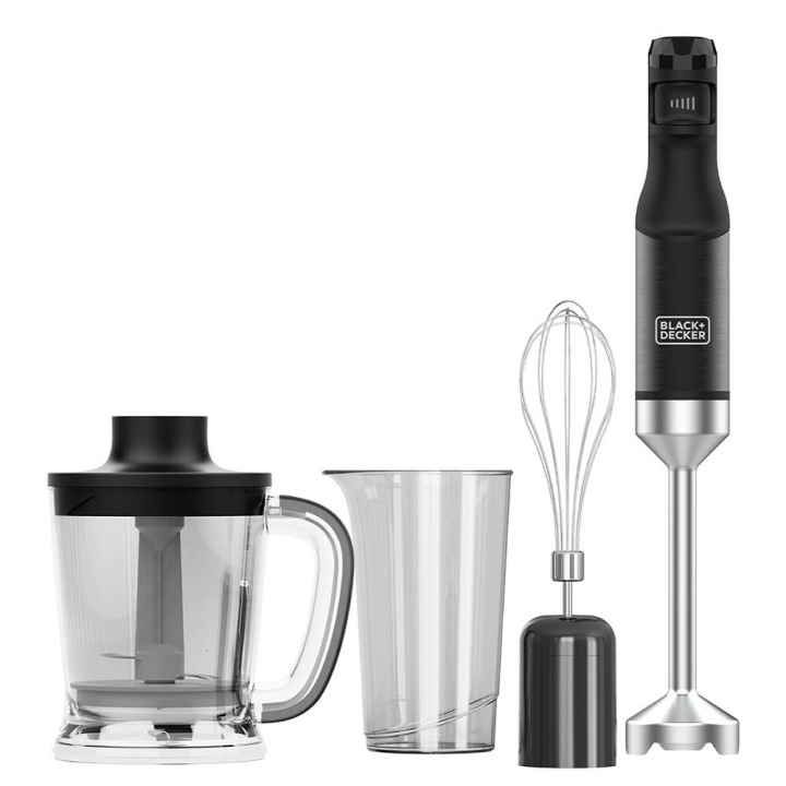 BLACK+DECKER Stavmixer 1500W Svart med Tillbehör in de groep HUISHOUDEN & TUIN / Huishoudelijke apparaten / Keukentools & -apparatuur / Staafmixers bij TP E-commerce Nordic AB (C35319)