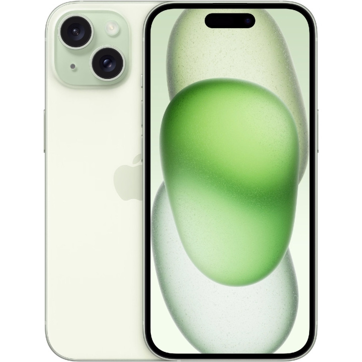 Apple iPhone 15 128GB Green in de groep SMARTPHONE & TABLETS / Mobiele telefoons & smartphones bij TP E-commerce Nordic AB (C35401)