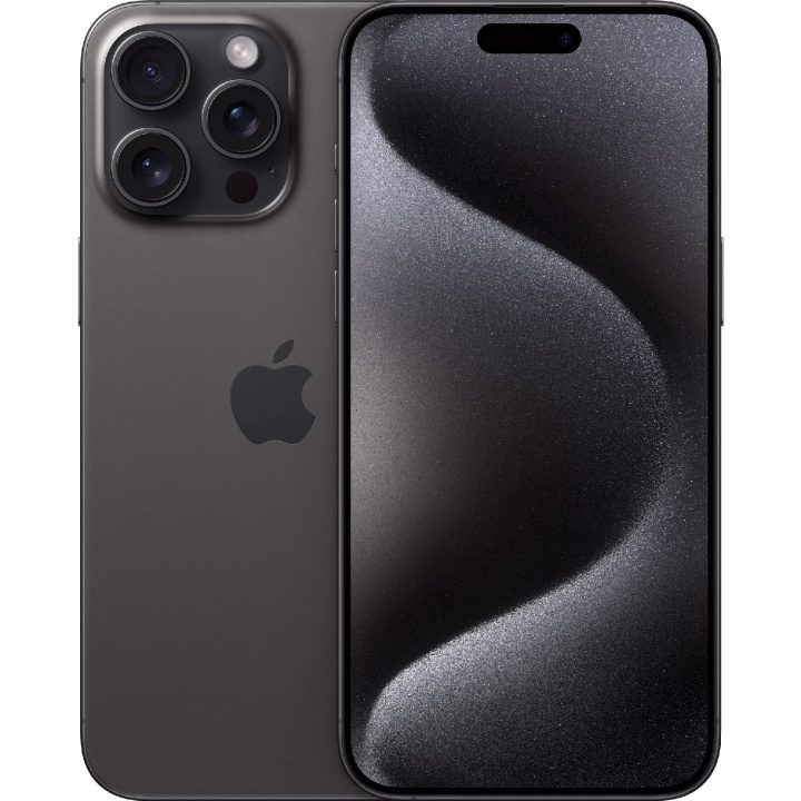 Apple iPhone 15 Pro Max 256GB Black Titanium in de groep SMARTPHONE & TABLETS / Mobiele telefoons & smartphones bij TP E-commerce Nordic AB (C35427)