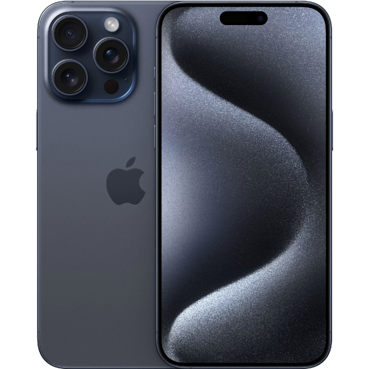 Apple iPhone 15 Pro Max 256GB Blue Titanium in de groep SMARTPHONE & TABLETS / Mobiele telefoons & smartphones bij TP E-commerce Nordic AB (C35429)