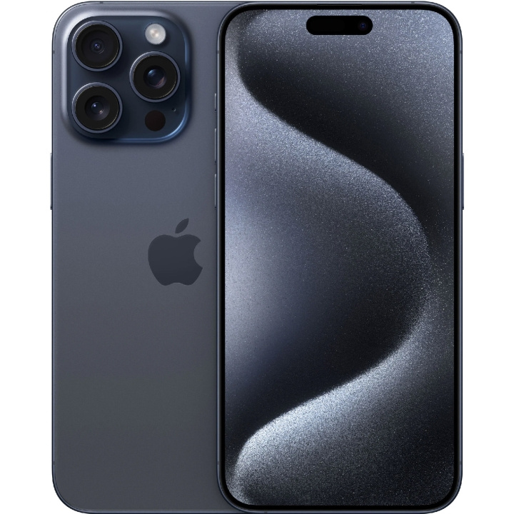 Apple iPhone 15 Pro Max 512GB Blue Titanium in de groep SMARTPHONE & TABLETS / Mobiele telefoons & smartphones bij TP E-commerce Nordic AB (C35433)