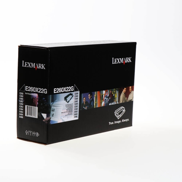 Lexmark Trumma E260X22G Svart in de groep COMPUTERS & RANDAPPARATUUR / Printers & Accessoires / Inkt & Toner / Drums / Lexmark bij TP E-commerce Nordic AB (C36638)