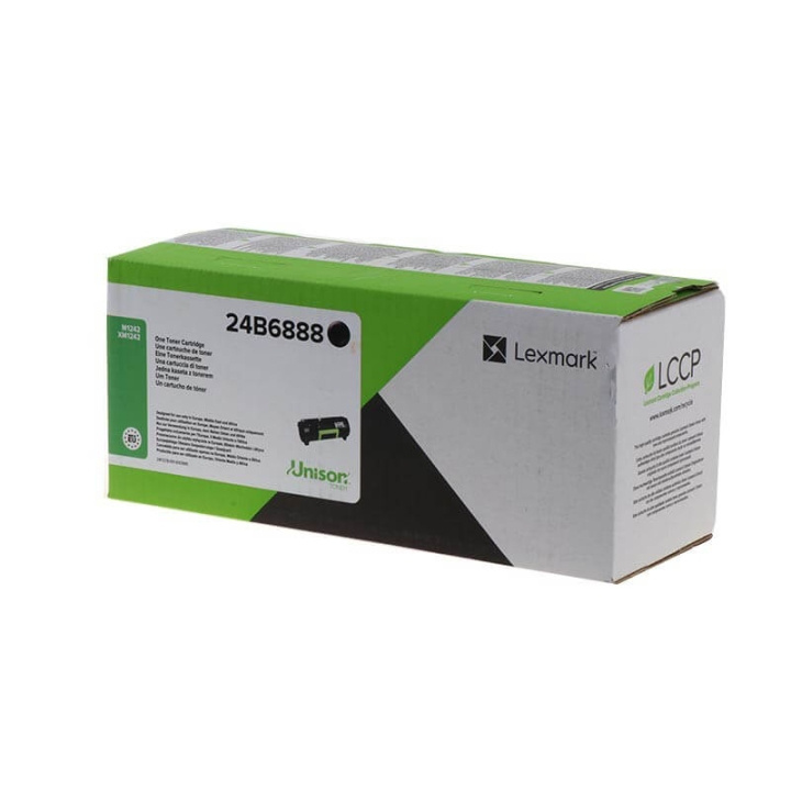 Lexmark Toner 24B6888 Svart, Return in de groep COMPUTERS & RANDAPPARATUUR / Printers & Accessoires / Inkt & Toner / Toner / Lexmark bij TP E-commerce Nordic AB (C36647)