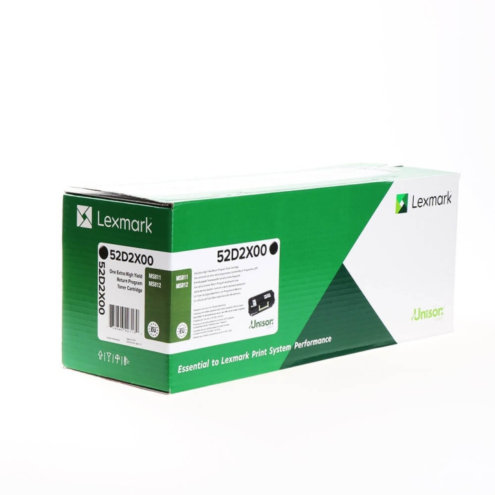 Lexmark Toner 52D2X00 Svart Extra High Yield, Return in de groep COMPUTERS & RANDAPPARATUUR / Printers & Accessoires / Inkt & Toner / Toner / Lexmark bij TP E-commerce Nordic AB (C36671)