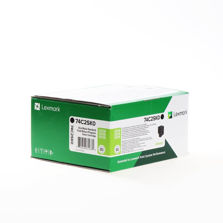 Lexmark Toner 74C2SK0 Svart, Return in de groep COMPUTERS & RANDAPPARATUUR / Printers & Accessoires / Inkt & Toner / Toner / Lexmark bij TP E-commerce Nordic AB (C36710)