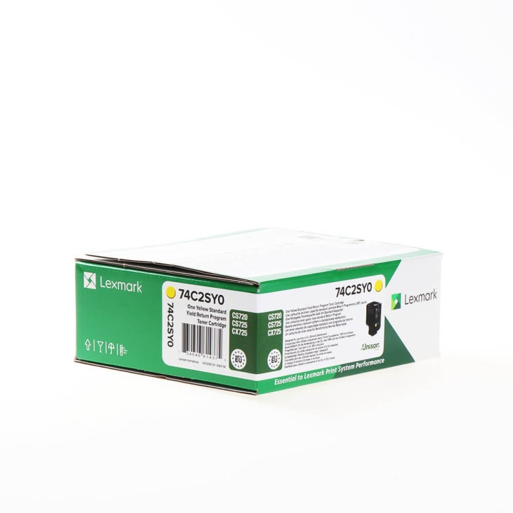 Lexmark Toner 74C2SY0 Gul, Return in de groep COMPUTERS & RANDAPPARATUUR / Printers & Accessoires / Inkt & Toner / Toner / Lexmark bij TP E-commerce Nordic AB (C36712)