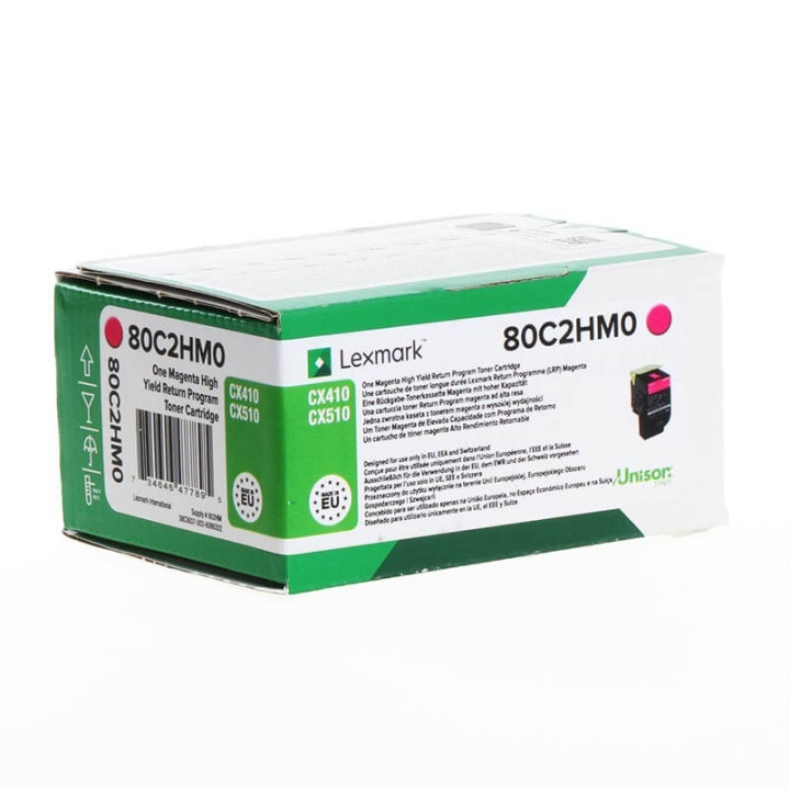 Lexmark Toner 80C2HM0 802 Magenta High Yield, Return in de groep COMPUTERS & RANDAPPARATUUR / Printers & Accessoires / Inkt & Toner / Toner / Lexmark bij TP E-commerce Nordic AB (C36730)