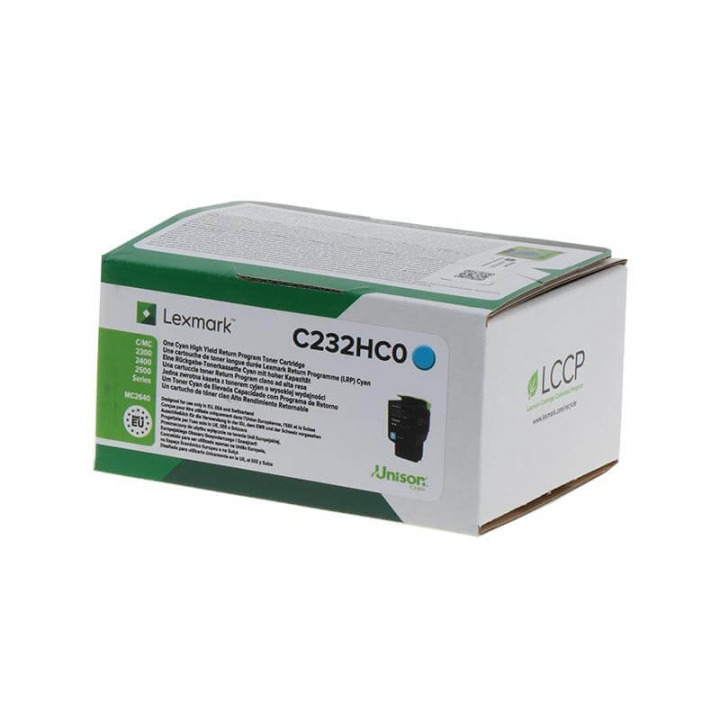 Lexmark Toner C232HC0 Cyan High Yield in de groep COMPUTERS & RANDAPPARATUUR / Printers & Accessoires / Inkt & Toner / Drums / Lexmark bij TP E-commerce Nordic AB (C36756)