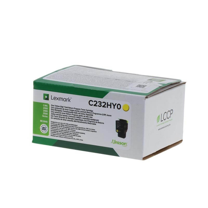 Lexmark Toner C232HY0 Gul High Yield in de groep COMPUTERS & RANDAPPARATUUR / Printers & Accessoires / Inkt & Toner / Toner / Lexmark bij TP E-commerce Nordic AB (C36758)