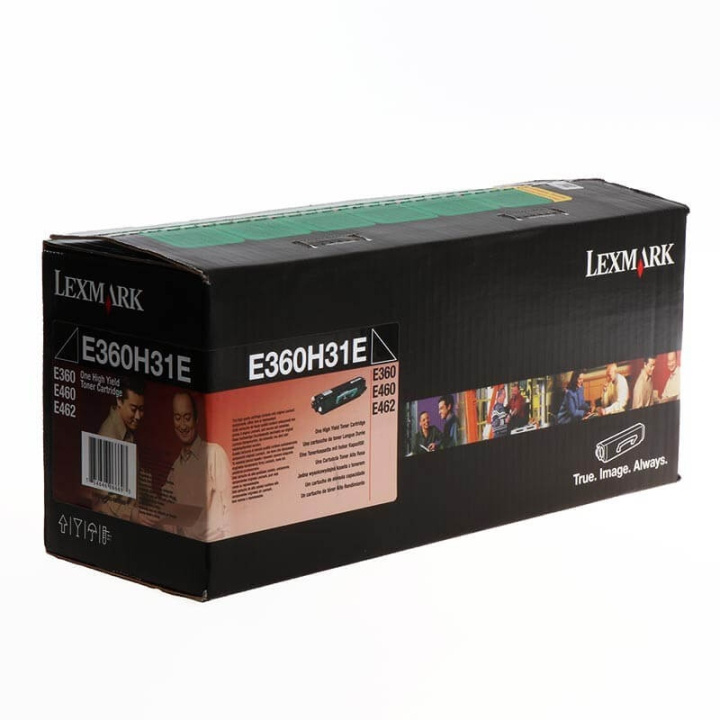 Lexmark Toner E360H31E Svart High Yield, Corporate Return in de groep COMPUTERS & RANDAPPARATUUR / Printers & Accessoires / Inkt & Toner / Toner / Lexmark bij TP E-commerce Nordic AB (C36771)