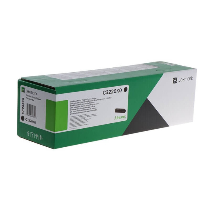 Lexmark Toner C3220K0 Svart, Return in de groep COMPUTERS & RANDAPPARATUUR / Printers & Accessoires / Inkt & Toner / Toner / Lexmark bij TP E-commerce Nordic AB (C36782)