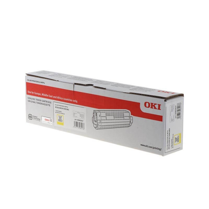 OKI Toner 45862837 Gul in de groep COMPUTERS & RANDAPPARATUUR / Printers & Accessoires / Inkt & Toner / Toner / OKI bij TP E-commerce Nordic AB (C36868)