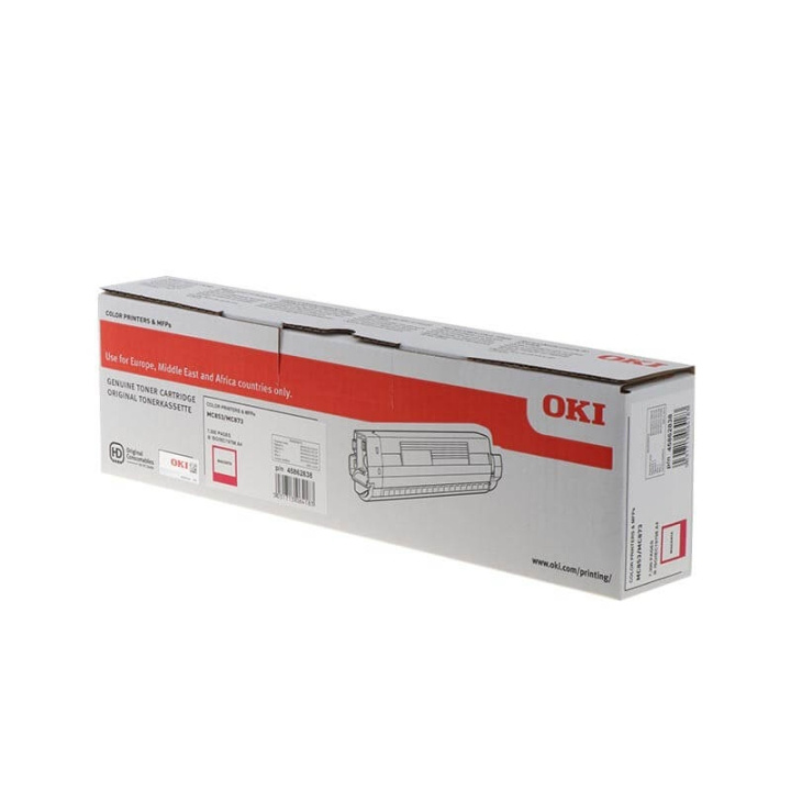 OKI Toner 45862838 Magenta in de groep COMPUTERS & RANDAPPARATUUR / Printers & Accessoires / Inkt & Toner / Toner / OKI bij TP E-commerce Nordic AB (C36869)