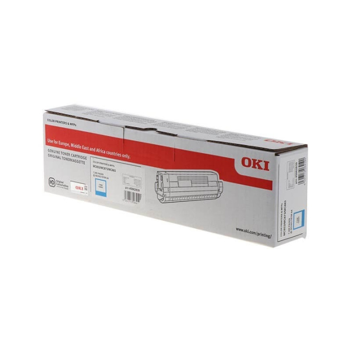 OKI Toner 45862839 Cyan in de groep COMPUTERS & RANDAPPARATUUR / Printers & Accessoires / Inkt & Toner / Toner / OKI bij TP E-commerce Nordic AB (C36870)