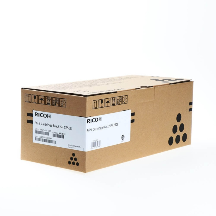 Ricoh Toner 407543 SP C250E Svart in de groep COMPUTERS & RANDAPPARATUUR / Printers & Accessoires / Inkt & Toner / Toner / Ricoh bij TP E-commerce Nordic AB (C36963)