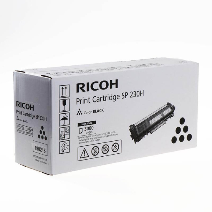 Ricoh Toner 408294 SP 230H Svart in de groep COMPUTERS & RANDAPPARATUUR / Printers & Accessoires / Inkt & Toner / Toner / Ricoh bij TP E-commerce Nordic AB (C36987)