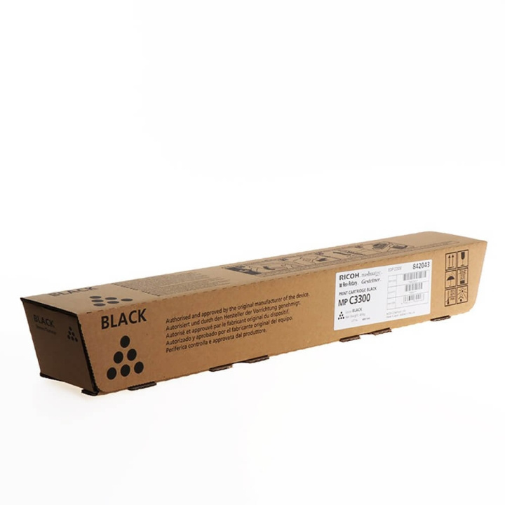 Ricoh Toner 842043 MP C3300 Svart in de groep COMPUTERS & RANDAPPARATUUR / Printers & Accessoires / Inkt & Toner / Toner / Ricoh bij TP E-commerce Nordic AB (C37017)