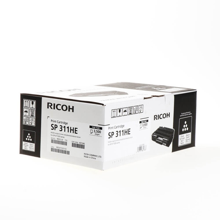 Ricoh Toner 407246 SP 311HE Svart in de groep COMPUTERS & RANDAPPARATUUR / Printers & Accessoires / Inkt & Toner / Toner / Ricoh bij TP E-commerce Nordic AB (C37072)