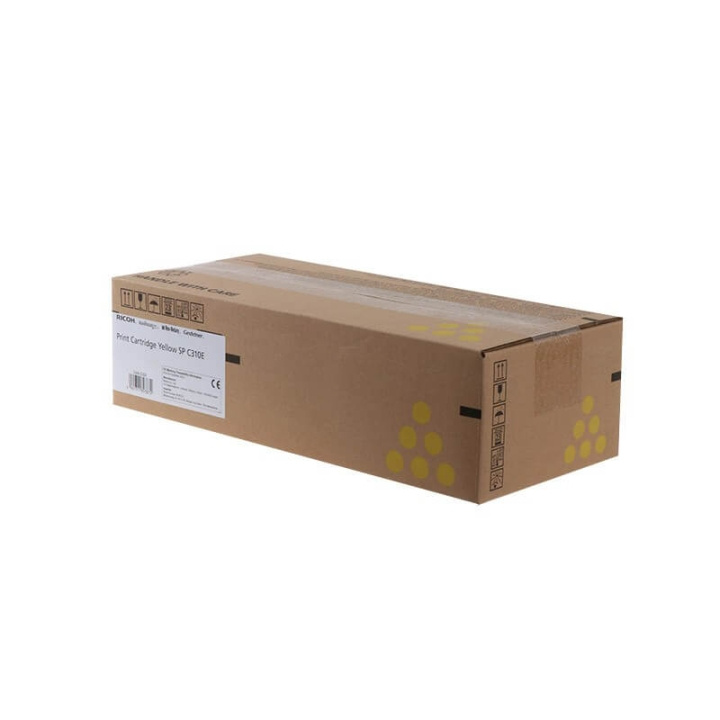 Ricoh Toner 407639 SP C310E Gul in de groep COMPUTERS & RANDAPPARATUUR / Printers & Accessoires / Inkt & Toner / Toner / Ricoh bij TP E-commerce Nordic AB (C37081)