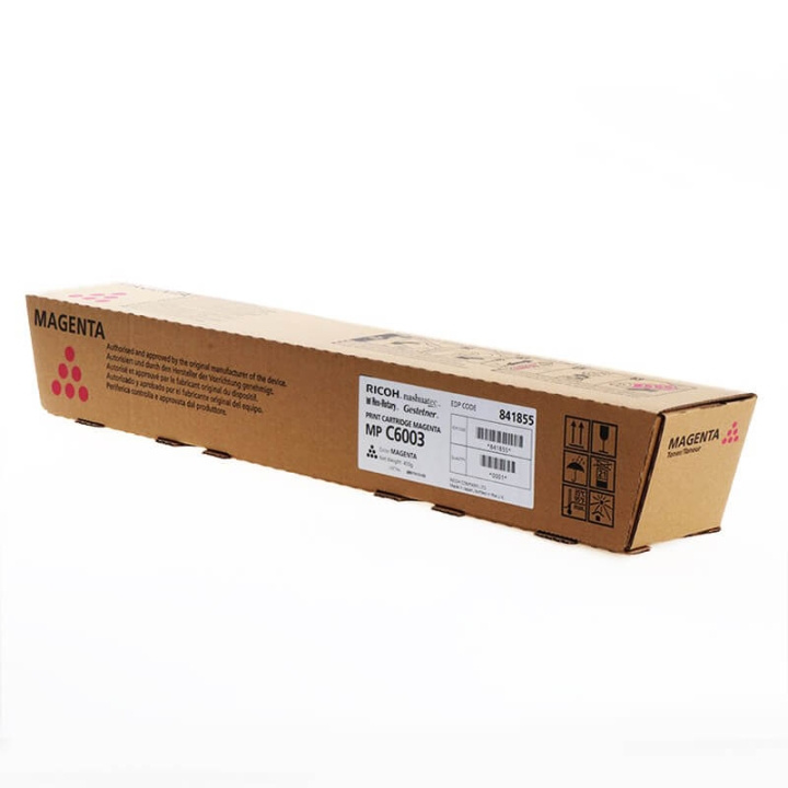 Ricoh Toner 841855 MP C6003 Magenta in de groep COMPUTERS & RANDAPPARATUUR / Printers & Accessoires / Inkt & Toner / Toner / Ricoh bij TP E-commerce Nordic AB (C37119)