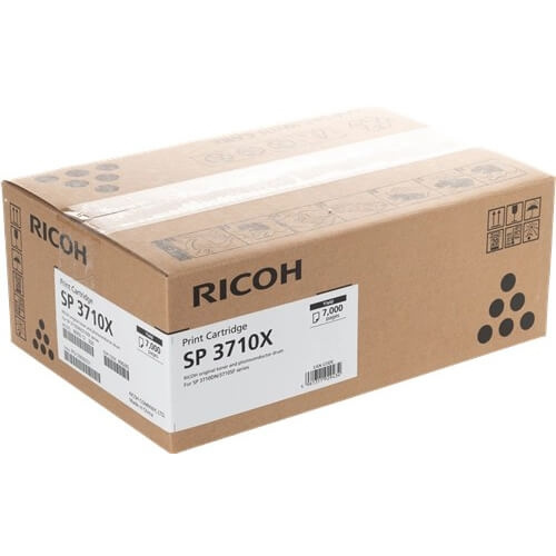 Ricoh Toner 408285 SP 3710X Svart in de groep COMPUTERS & RANDAPPARATUUR / Printers & Accessoires / Inkt & Toner / Toner / Ricoh bij TP E-commerce Nordic AB (C37130)