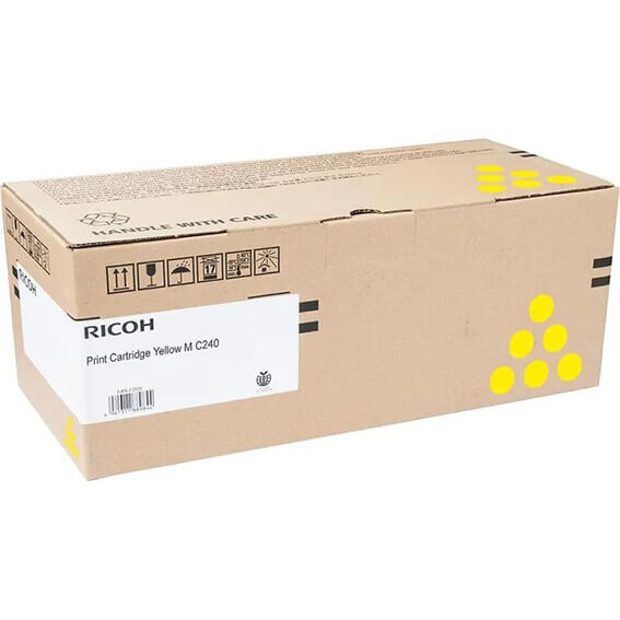 Ricoh Toner 408454 M C240 Gul in de groep COMPUTERS & RANDAPPARATUUR / Printers & Accessoires / Inkt & Toner / Toner / Ricoh bij TP E-commerce Nordic AB (C37134)