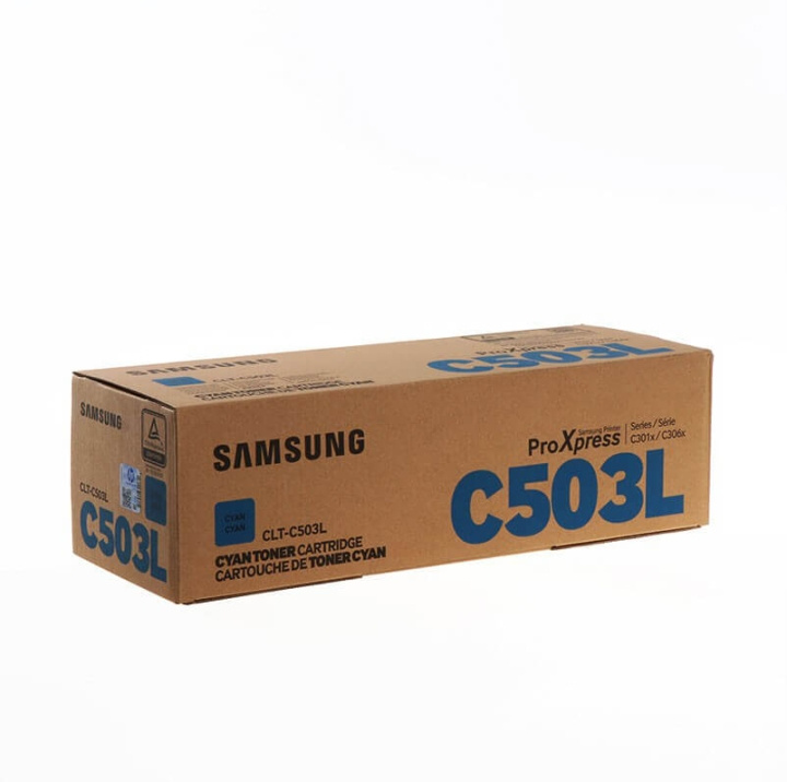 Samsung Toner SU014A CLT-C503L Cyan in de groep COMPUTERS & RANDAPPARATUUR / Printers & Accessoires / Inkt & Toner / Toner / Samsung bij TP E-commerce Nordic AB (C37196)