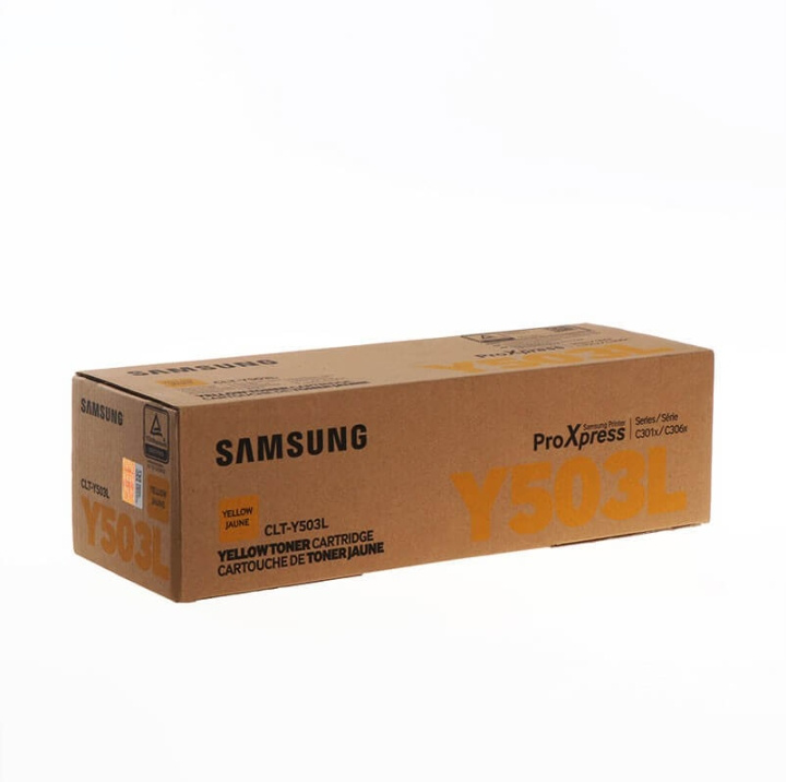 Samsung Toner SU491A CLT-Y503L Gul in de groep COMPUTERS & RANDAPPARATUUR / Printers & Accessoires / Inkt & Toner / Toner / Samsung bij TP E-commerce Nordic AB (C37213)