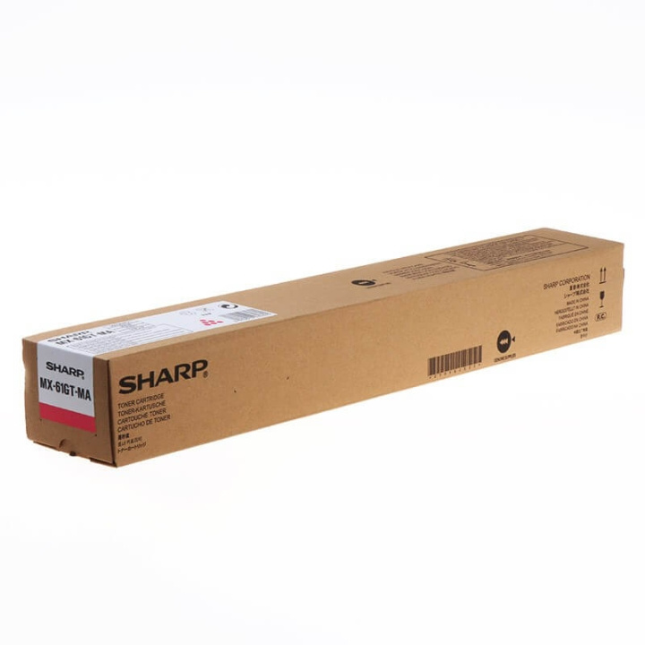 Sharp Toner MX61GTMA MX-61GT Magenta in de groep COMPUTERS & RANDAPPARATUUR / Printers & Accessoires / Inkt & Toner / Toner / Sharp bij TP E-commerce Nordic AB (C37455)