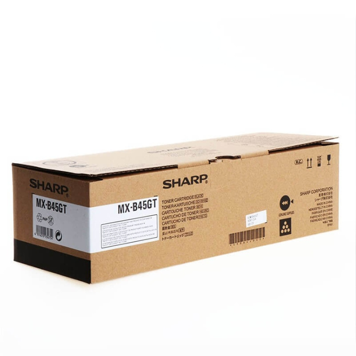 Sharp Toner MXB45GT MX-B45GT Svart in de groep COMPUTERS & RANDAPPARATUUR / Printers & Accessoires / Inkt & Toner / Toner / Sharp bij TP E-commerce Nordic AB (C37464)