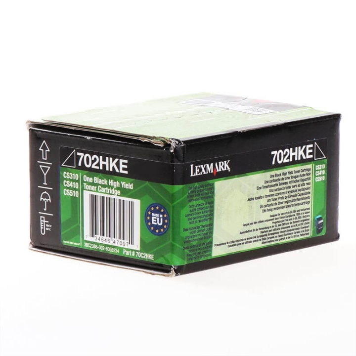 LEXMARK Toner 70C2HKE 702 Black Corporate Return in de groep COMPUTERS & RANDAPPARATUUR / Printers & Accessoires / Inkt & Toner / Toner / Lexmark bij TP E-commerce Nordic AB (C37587)