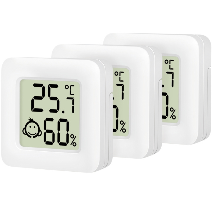 LogiLink Digital Mini-termometer/hygrometer 3-pack in de groep HUISHOUDEN & TUIN / Ventilatoren & Klimaatproducten / Thermometers en weerstations bij TP E-commerce Nordic AB (C37687)