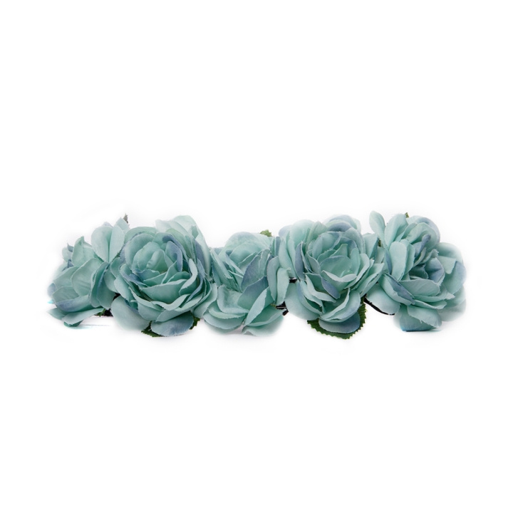 Hårband Hairband Blossom Big - Turquoise in de groep BEAUTY & HEALTH / Haar & Styling / Haaraccessoires bij TP E-commerce Nordic AB (C37709)