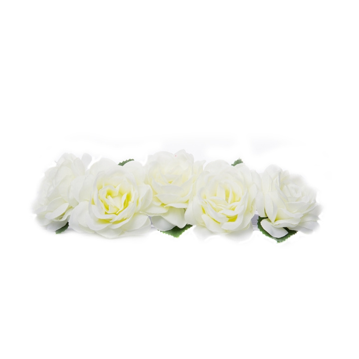 Hårband Hairband Blossom Big - White in de groep BEAUTY & HEALTH / Haar & Styling / Haaraccessoires bij TP E-commerce Nordic AB (C37710)