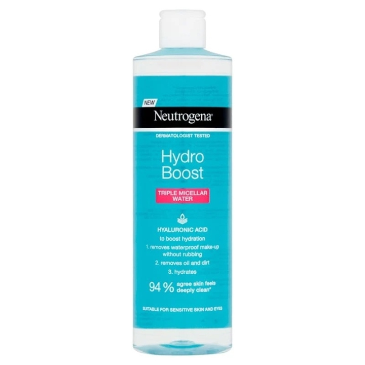 Neutrogena Hydro Boost Triple Micellar Water 400ml in de groep BEAUTY & HEALTH / Huidsverzorging / Gezicht / Schoonmaak bij TP E-commerce Nordic AB (C37748)