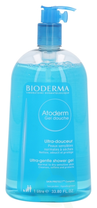 Bioderma Atoderm Ultra-Gentle Shower Gel 1 litre in de groep BEAUTY & HEALTH / Huidsverzorging / Lichaamsverzorging / Bad- en douchegels bij TP E-commerce Nordic AB (C37801)