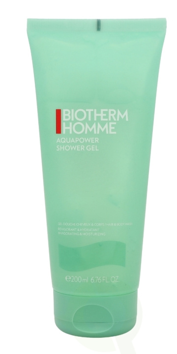 Biotherm Homme Aquapower Shower Gel 200 ml in de groep BEAUTY & HEALTH / Huidsverzorging / Lichaamsverzorging / Bad- en douchegels bij TP E-commerce Nordic AB (C37809)