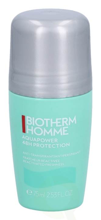 Biotherm Homme Aquapower Deo Roll-On 75 ml in de groep BEAUTY & HEALTH / Geuren & Parfum / Deodorant / Deodorant voor vrouwen bij TP E-commerce Nordic AB (C37813)
