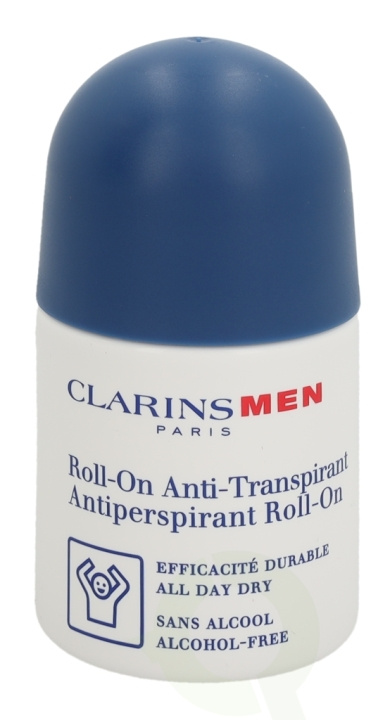 Clarins Men Anti Perspirant Deo Roll-On 50 ml in de groep BEAUTY & HEALTH / Geuren & Parfum / Deodorant / Deodorant voor vrouwen bij TP E-commerce Nordic AB (C37818)