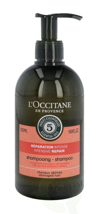 L\'Occitane 5 Ess. Oils Intense Repair Shampoo 500 ml in de groep BEAUTY & HEALTH / Haar & Styling / Haarverzorging / Shampoo bij TP E-commerce Nordic AB (C37892)