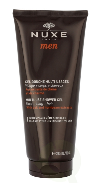 Nuxe Men Multi-Use Shower Gel 200 ml in de groep BEAUTY & HEALTH / Huidsverzorging / Lichaamsverzorging / Bad- en douchegels bij TP E-commerce Nordic AB (C37956)