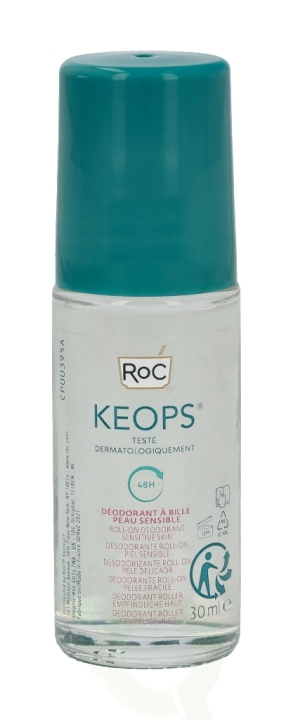 ROC Keops Deo Roll-On - Sensitive Skin 30 ml in de groep BEAUTY & HEALTH / Geuren & Parfum / Deodorant / Deodorant voor mannen bij TP E-commerce Nordic AB (C37984)