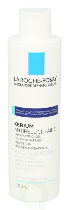 La Roche-Posay LRP Kerium Anti-Dandruff Gel Shampoo 200 ml in de groep BEAUTY & HEALTH / Haar & Styling / Haarverzorging / Shampoo bij TP E-commerce Nordic AB (C37986)
