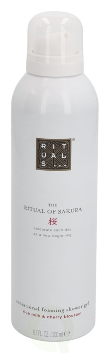 Rituals Sakura Zensational Foaming Shower Gel 200 ml in de groep BEAUTY & HEALTH / Huidsverzorging / Lichaamsverzorging / Bad- en douchegels bij TP E-commerce Nordic AB (C37990)