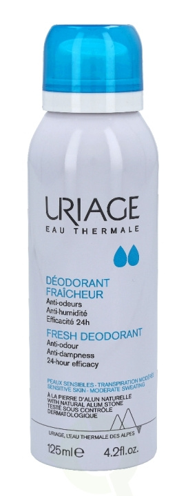 Uriage Deodrant Fraicheur- Fresh 24H 125 ml in de groep BEAUTY & HEALTH / Geuren & Parfum / Deodorant / Deodorant voor mannen bij TP E-commerce Nordic AB (C38036)