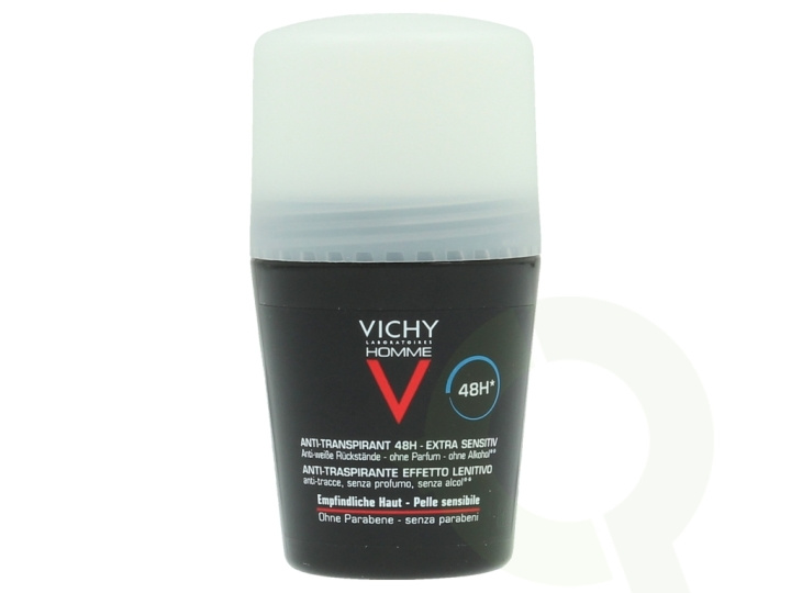 Vichy Homme 48H Anti-Transpirant Deo Roll-On 50 ml in de groep BEAUTY & HEALTH / Geuren & Parfum / Deodorant / Deodorant voor vrouwen bij TP E-commerce Nordic AB (C38204)