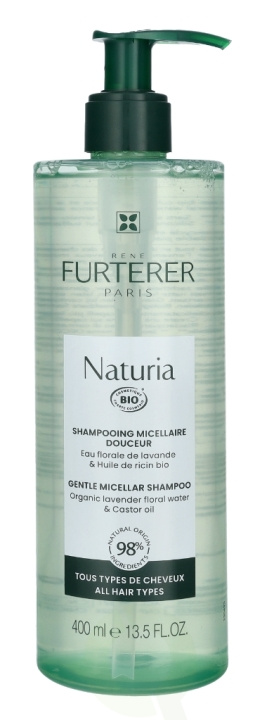 Rene Furterer Naturia Gentle Micellar Shampoo 400 ml in de groep BEAUTY & HEALTH / Haar & Styling / Haarverzorging / Shampoo bij TP E-commerce Nordic AB (C38218)