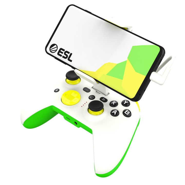 RIOTPWR Android ESL Pro Molnbaserad Spelkontroll Vit/Grön in de groep HOME ELECTRONICS / Spelconsoles en accessoires / Overige games bij TP E-commerce Nordic AB (C38312)