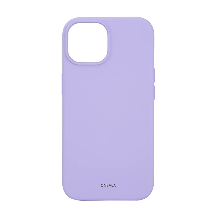 ONSALA Mobilskal med Silikonkänsla MagSeries Purple - iPhone 15 in de groep SMARTPHONE & TABLETS / Mobielbescherming / Apple / iPhone 15 bij TP E-commerce Nordic AB (C38351)